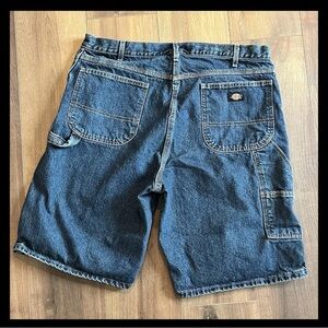 Dickies Denim Blue Jean Shorts Jorts Carpenter Y2K Skater Mens Size 38